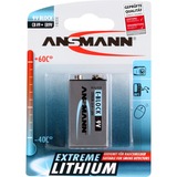 Ansmann 9V E-Block Batería de un solo uso Litio plateado, Batería de un solo uso, Litio, 10,8 V, 1 pieza(s), Plata, 6AM6