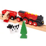 BRIO World Rote Lola Set de tren granja, Ferrocarril 