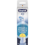 Braun Oral-B iO Limpieza Definitiva 4 unidades, Cabezal de cepillo blanco
