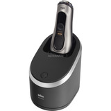 Braun Series 9 Pro+ 9565cc Wet & Dry Máquina de afeitar de láminas Recortadora Metálico acero fino/Negro, Máquina de afeitar de láminas, Metálico, Batería, Ión de litio, 60 min, Caja