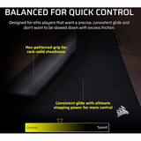 Corsair MM PRO Control - Medium, Almohadilla de ratón para juegos negro