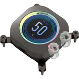 Corsair iCUE XC7 RGB ELITE LCD refrigerador de agua para CPU, Disipador de CPU negro/Gris