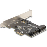 DeLOCK Tarjeta PCI Express x1 a 2 x conectores USB internos de 5 Gbps, Tarjeta de interfaz 