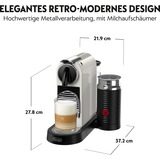 DeLonghi Citiz EN267.WAE Cafetera de filtro 1 L, Cafetera de cápsulas blanco/Plateado, Cafetera de filtro, 1 L, Cápsula de café, 1710 W, Blanco