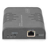 Digitus Receptor Extensor KVM IP HDMI, Switch KVM negro