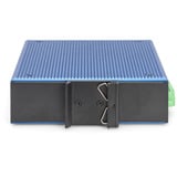 Digitus Switch Gigabit Ethernet PoE gestionado L2 industrial 8+2 puertos, Interruptor/Conmutador 