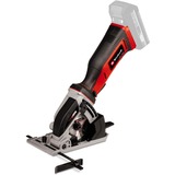 EINHELL Mini sierra circular a batería Power X-Change TE-CS 18/89 Li-Solo, 18Volt rojo/Negro