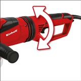 EINHELL TE-AG 230 2350W 6500RPM 230mm 6010g amoladora angular rojo/Negro, 6500 RPM, Negro, Rojo, Plata, M14, 92,4 dB, 3 dB, 103,4 dB