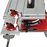 EINHELL TE-CC 250 UF 4500 RPM, Sierra circular de mesa rojo, 4500 RPM, 5,3 cm, 7,8 cm, Rojo, Acero inoxidable, 1500 W, 220 - 240 V