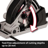 EINHELL TE-CS 18/89 Li-Solo, Sierra circular rojo/Negro