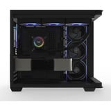 FSP  M580-BP, Cajas de torre negro, Midi Tower, PC, Negro, ATX, micro ATX, Mini-ITX, Vidrio, SPCC, 16 cm