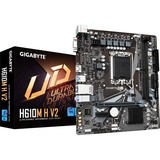 GIGABYTE H610M H V2 Placa base - Compatible con procesadores Intel Core 14th CPUs, 4+1+1 Hybrid Digital VRM, up to 5600MHz DDR5, 1xPCIe 3.0 M.2, GbE LAN, USB 3.2 Gen 1 4+1+1 Hybrid Digital VRM, up to 5600MHz DDR5, 1xPCIe 3.0 M.2, GbE LAN, USB 3.2 Gen 1, Intel, LGA 1700, Intel® Celeron®, Intel® Core™ i3, Intel® Core™ i5, Intel® Core™ i7, Intel® Core™ i9,..., LGA 1700, 96 GB, DDR5-SDRAM