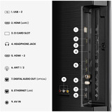 Hisense 58A6S, Televisor LED negro/Gris oscuro