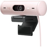 Logitech Brio 500 Cámaras web, Webcam rosa/Negro, 4 MP, 1920 x 1080 Pixeles, Full HD, 60 pps, 1280x720@60fps, 1920x1080@30fps, 720p, 1080p