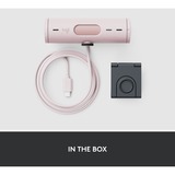 Logitech Brio 500 Cámaras web, Webcam rosa/Negro, 4 MP, 1920 x 1080 Pixeles, Full HD, 60 pps, 1280x720@60fps, 1920x1080@30fps, 720p, 1080p