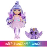 MGA Entertainment Rainbow High Littles Rainbow Fantasy Fairies Doll- Amethyst (purple), Muñecos Rainbow High Littles Rainbow Fantasy Fairies Doll- Amethyst (purple), Muñeca fashion, Femenino, 4 año(s), Niño/niña, 140 mm, Multicolor