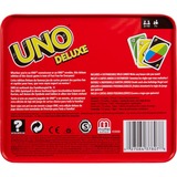 Mattel UNO Deluxe Juegos de tablero, Juegos de cartas Games UNO Deluxe, Juego De Cartas, Perder las cartas, 7 año(s), Juego familiar