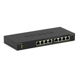 Netgear GS308LP, Interruptor/Conmutador negro