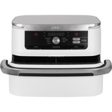 Ninja Foodi FlexDrawer Freidora de aire AF500EUWH, Freidora de aire caliente blanco/Acero fino