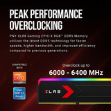 PNY MD64GK2D5600030XRGB, Memoria RAM negro