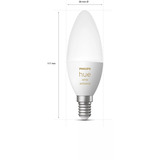 Philips Hue White Ambiance E14 Lámpara Inteligente Forma Vela 470, Lámpara LED 