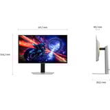 SAMSUNG S27FG602SU, Monitor de gaming plateado