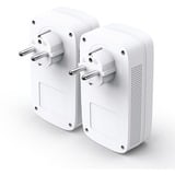 TP-Link TL-PA8033P KIT adaptador de red PowerLine 1300 Mbit/s Ethernet Blanco 2 pieza(s), PowerLAN 1300 Mbit/s, IEEE 1901, IEEE 802.3, IEEE 802.3ab, IEEE 802.3u, Tipo E / F, Gigabit Ethernet, 10,100,1000 Mbit/s, HomePlug AV2