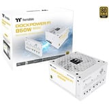 Thermaltake Dockpower FI 850W Nieve, Fuente de alimentación de PC blanco