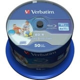 Verbatim 43812 disco blu-ray lectura/escritura (BD) BD-R 25 GB 50 pieza(s), Discos Blu-ray vírgenes 25 GB, BD-R, Eje, 50 pieza(s)