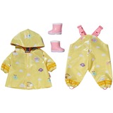 ZAPF Creation BABY born Deluxe Rain Outfit 43cm, Accesorios para muñecas amarillo/Rosa neón, BABY born Deluxe Rain Outfit 43cm, Juego de ropa de lluvia para muñeca, 3 año(s)
