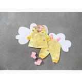 ZAPF Creation BABY born Deluxe Rain Outfit 43cm, Accesorios para muñecas amarillo/Rosa neón, BABY born Deluxe Rain Outfit 43cm, Juego de ropa de lluvia para muñeca, 3 año(s)
