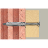 fischer Taco de expansión SX Plus 8x40, Pasador gris claro
