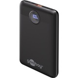 goobay Powerbank Compacto 10.000 mAh, Banco de potencia negro