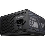 ASUS TUF-GAMING-650B unidad de fuente de alimentación 650 W 20+4 pin ATX ATX Negro, Fuente de alimentación de PC negro, 650 W, 100 - 240 V, 25 A, 130 W, 612 W, 130 W