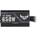 ASUS TUF-GAMING-650B unidad de fuente de alimentación 650 W 20+4 pin ATX ATX Negro, Fuente de alimentación de PC negro, 650 W, 100 - 240 V, 25 A, 130 W, 612 W, 130 W