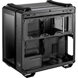 ASUS TUF Gaming GT502 Midi Tower Negro, Cajas de torre negro, Midi Tower, PC, Negro, ATX, micro ATX, Mini-ITX, Juego, 16,3 cm