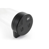 Alphacool Core 70 Tube Reservoir con VPP/D5, Depósito de expansión negro/Transparente