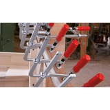 BESSEY Sargento de tornillo classiX GS50, Gato plateado/Rojo