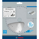 Bosch 2 608 837 764 hoja de sierra circular 16,5 cm 1 pieza(s) Aluminio, Metal no ferroso, 16,5 cm, 3 cm, 1,3 mm, 9500 RPM, 1,8 mm