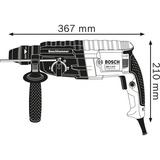 Bosch GBH 2400 Professional 790 W SDS Plus, Martillo perforador azul/Negro, SDS Plus, Negro, Azul, Rojo, 2,6 cm, 2,7 J, 4000 ppm, 8 - 16 mm