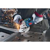 Bosch GWS 18V-15 SC amoladora angular 12,5 cm 9800 RPM 1,3 kg azul/Negro, 9800 RPM, 12,5 cm, Batería, 8 Ah, 1,3 kg, Motor sin escobillas