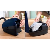 Bosch Serie 4 BGD38BU2 aspiradora 4 L Aspiradora de tambor Secar 600 W Bolsa para el polvo, Aspiradora de suelo azul oscuro, 600 W, Aspiradora de tambor, Secar, Bolsa para el polvo, 4 L, PureAir