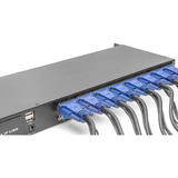 Digitus Kit de actualización modular de conmutador KVM de 16 puertos VGA, Switch KVM negro