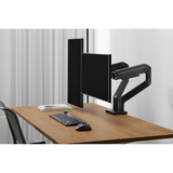 Digitus Soporte doble para monitor, 2x 45", 2x 20 kg, Soporte de monitor negro