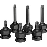 Hazet Juego de puntas de llave de vaso de alta resistencia 995S6/6, Llave de tubo 