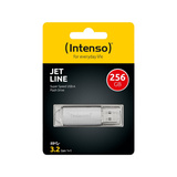 Intenso Jet Line 256 GB, Lápiz USB aluminio
