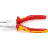 KNIPEX 01 06 190 alicate Alicates de electricista, Alicates combi rojo/Amarillo, Alicates de electricista, Acero cromo vanadio, De plástico, Rojo/naranja, 19 cm, 320 g