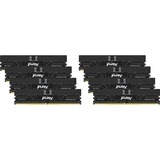 Kingston FURY FURY 256GB 5600MT/s DDR5 ECC Reg CL36 DIMM (Kits de 8) Renegade Pro XMP, Memoria RAM negro, 256 GB, 8 x 32 GB, DDR5, 288-pin DIMM, Negro
