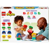 LEGO DUPLO Grandes Sentimientos y Emociones, Juegos de construcción Juego de construcción, 1,5 año(s), Plástico, 23 pieza(s), 545 g