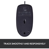 Logitech B100 Optical Usb Mouse f/ Bus ratón Ambidextro USB tipo A Óptico 800 DPI negro, Ambidextro, Óptico, USB tipo A, 800 DPI, Negro